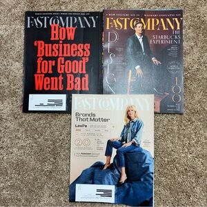 FAST COMPANY MAGAZINE Lot of 3 Summer, Fall, Winter 2025 Issues For Collectors